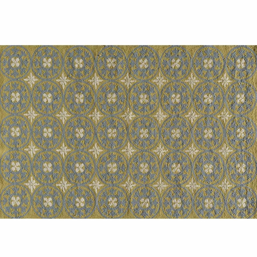 Momeni * | Momeni Veranda Medallion Indoor Outdoor Rug Yellow