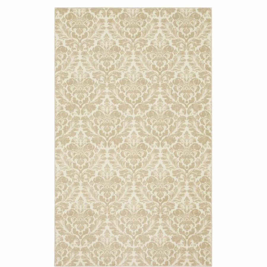 Mohawk Home * | Mohawk Home Mohawk Home Bonjour Damask Linen Area Rug