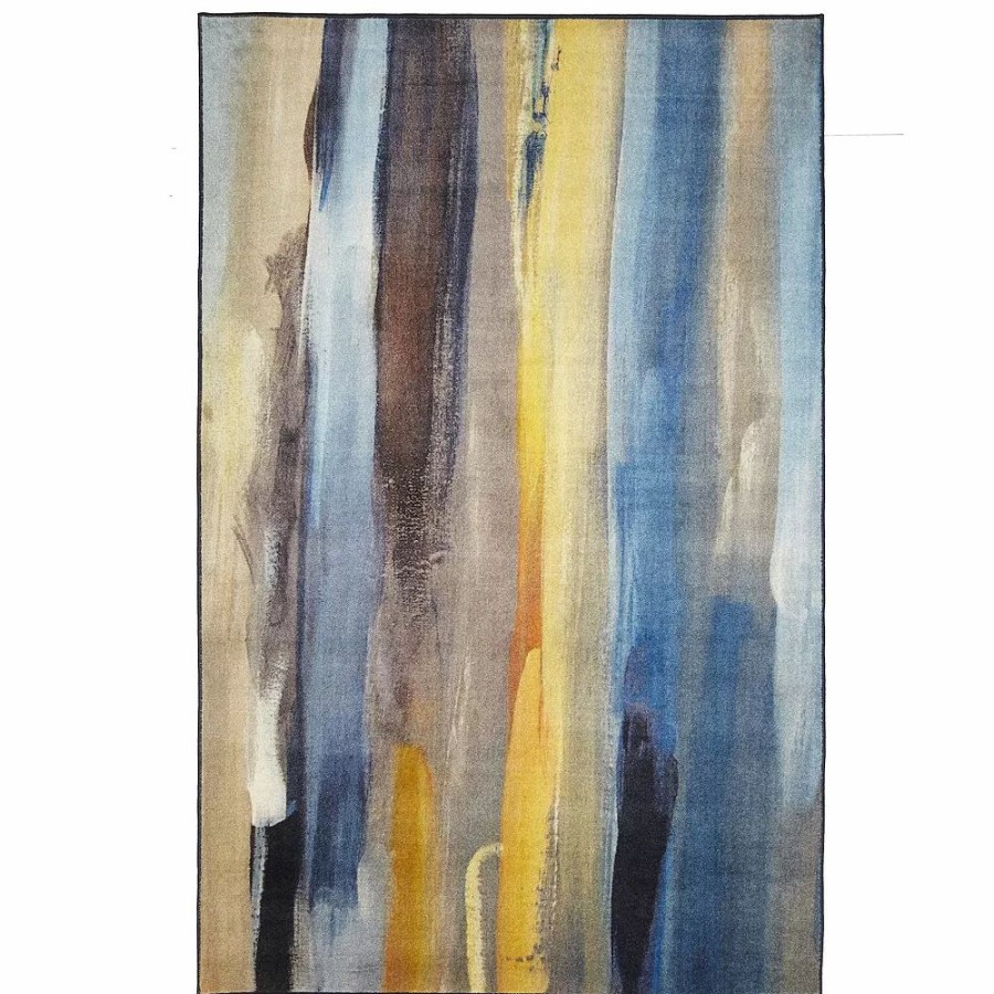 Mohawk Home * | Mohawk Home Mohawk Home Brush Strokes Water Area Rug