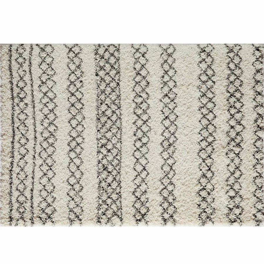 Momeni * | Momeni Maya Chain Striped Shag Rug