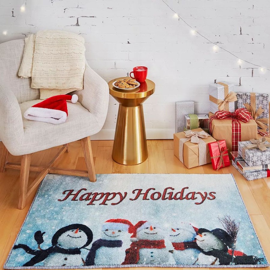 Mohawk Home * | Mohawk Home Mohawk Home Prismatic Snowmen Cheer Rug 2'6 X 4'2