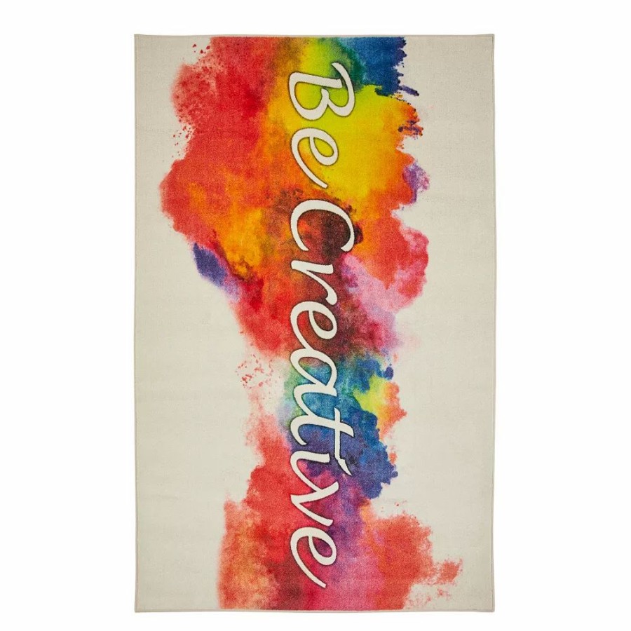 Mohawk Home * | Mohawk Home Mohawk Home Kids Prismatic Be Creative Everstrand Rug