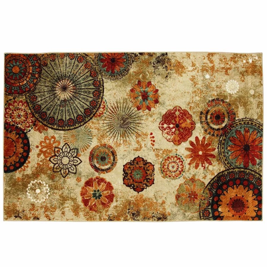 Mohawk Home * | Mohawk Home Mohawk Home Caravan Floral Medallion Rug