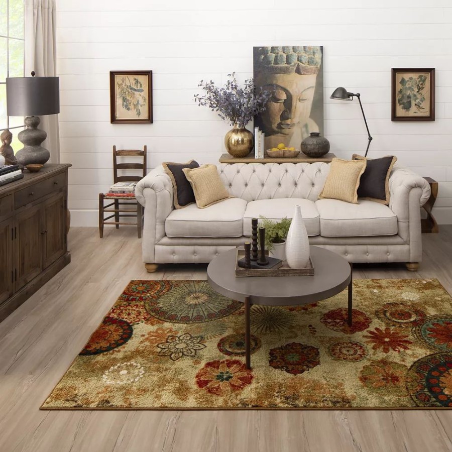 Mohawk Home * | Mohawk Home Mohawk Home Caravan Floral Medallion Rug