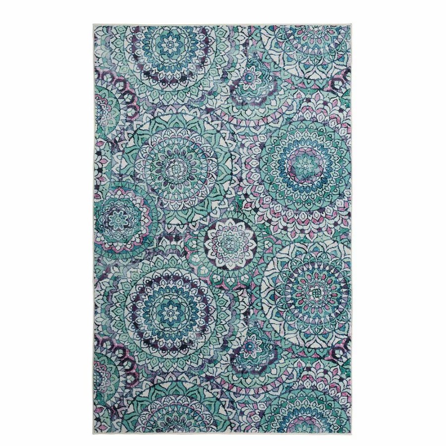 Mohawk Home * | Mohawk Home Mohawk Home Prismatic Florentine Paper Rug Green