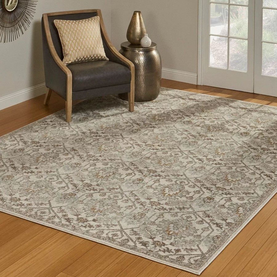 Gertmenian * | Gertmenian Avenue 33 Scanda Marlowe Geometric Floral Rug Blue