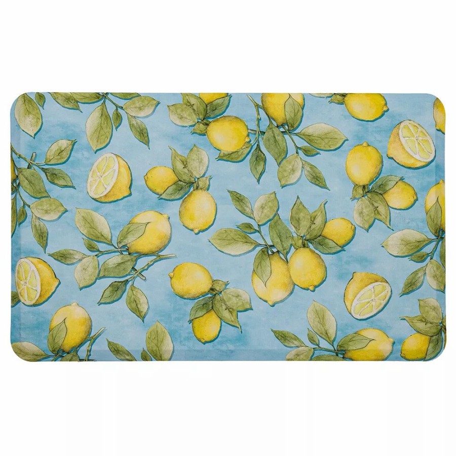 Mohawk Home * | Mohawk Home Mohawk Home Lemons All Over Slice Comfort Kitchen Mat