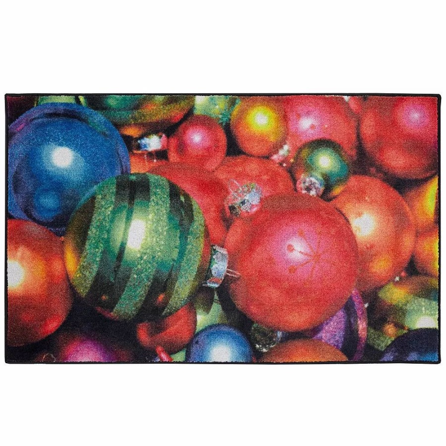 Mohawk Home * | Mohawk Home Mohawk Home Prismatic Christmas Ornaments Rug 2'6 X 4'2