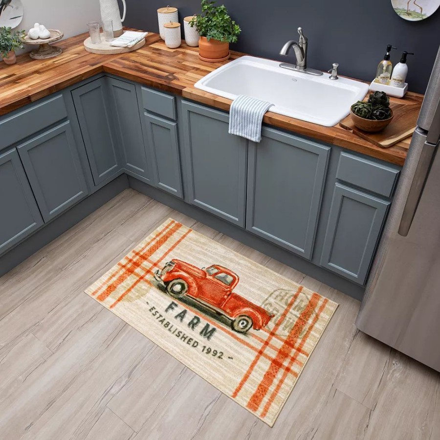 Mohawk Home * | Mohawk Home Mohawk Home Farmhouse Frame Kitchen Rug