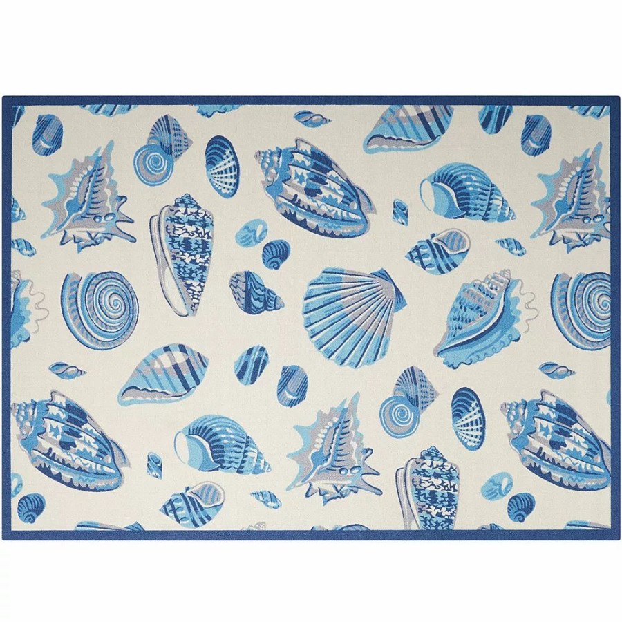 Waverly * | Waverly Sun N' Shade Low Tide Shell Indoor Outdoor Rug