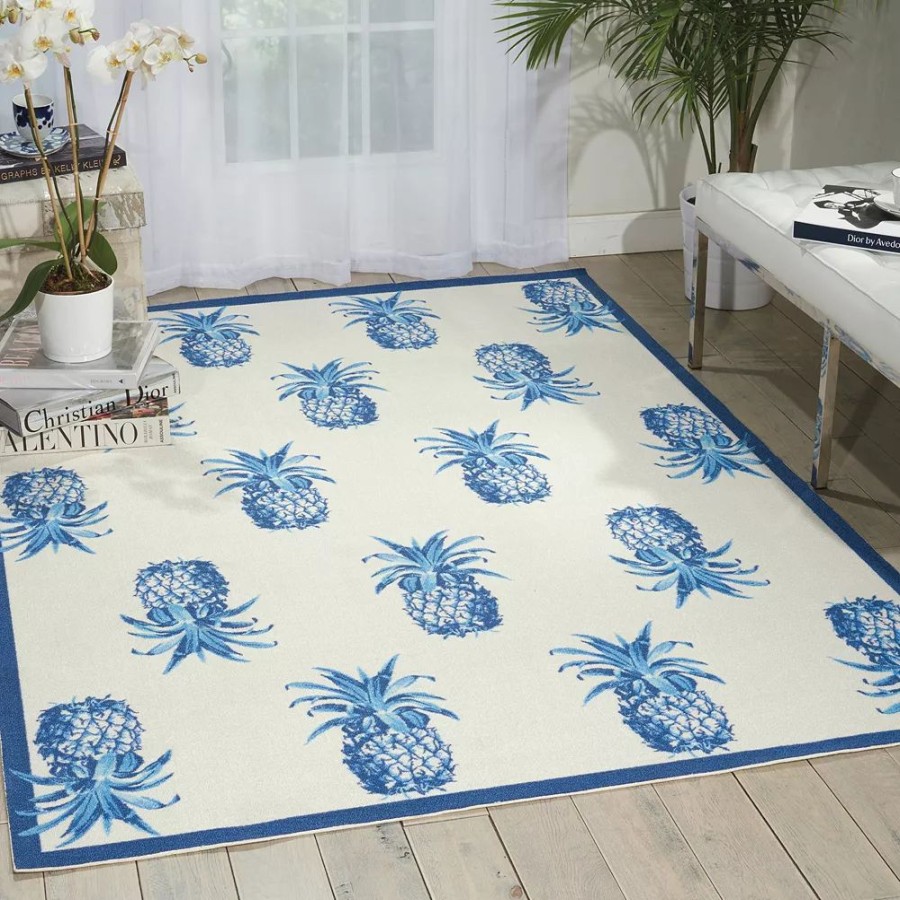 Waverly * | Waverly Sun N' Shade Pineapple Grove Indoor Outdoor Rug