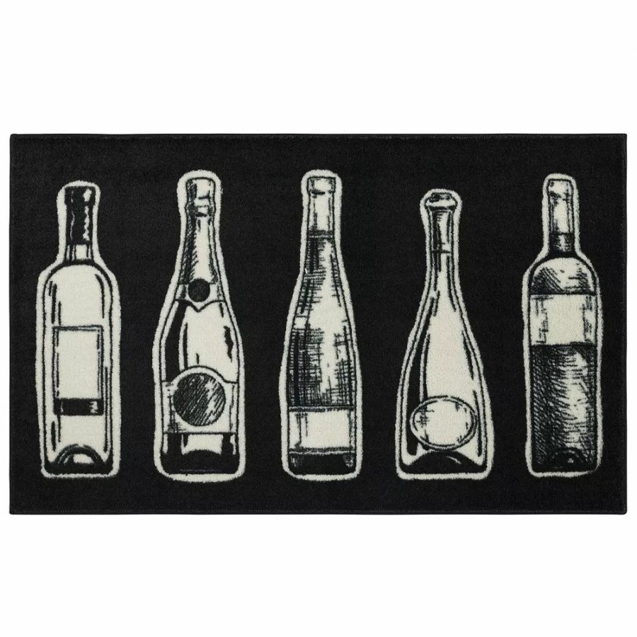 Mohawk Home * | Mohawk Home Mohawk Home Colorless Bottles Kitchen Rug