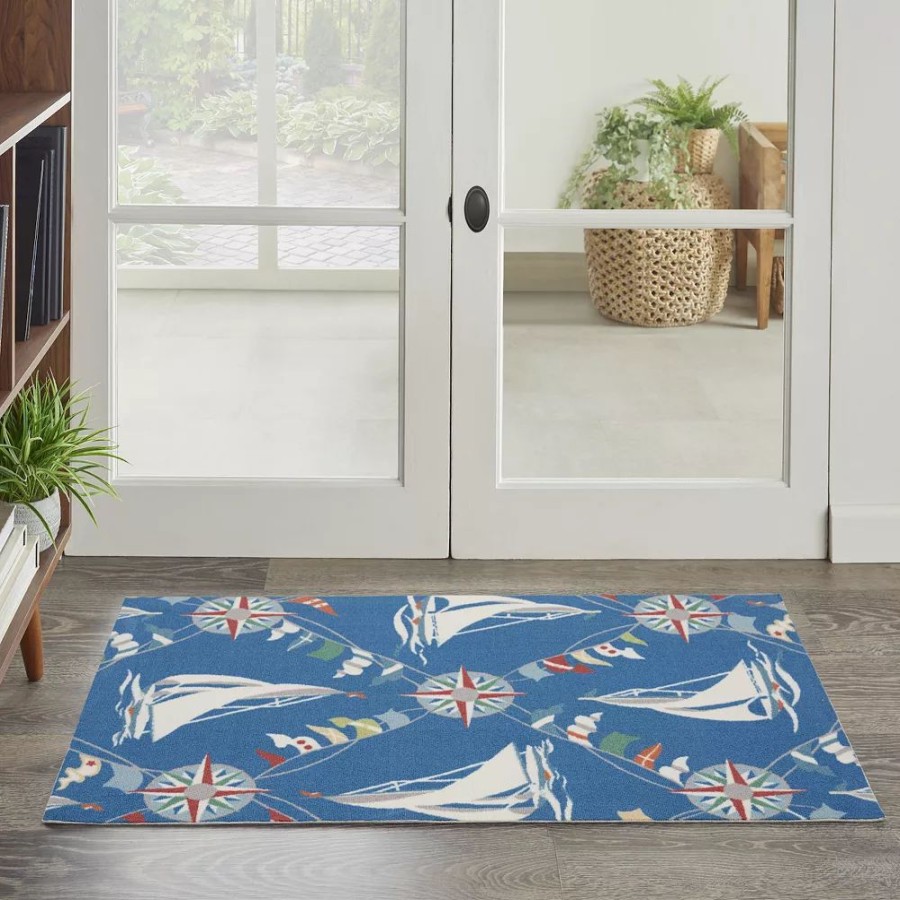 Waverly * | Waverly Sun N' Shade Sailing Indoor Outdoor Rug