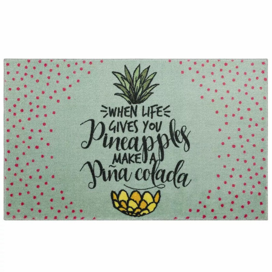 Mohawk Home * | Mohawk Home Mohawk Home Prismatic Pineapples Accent Kitchen Rug