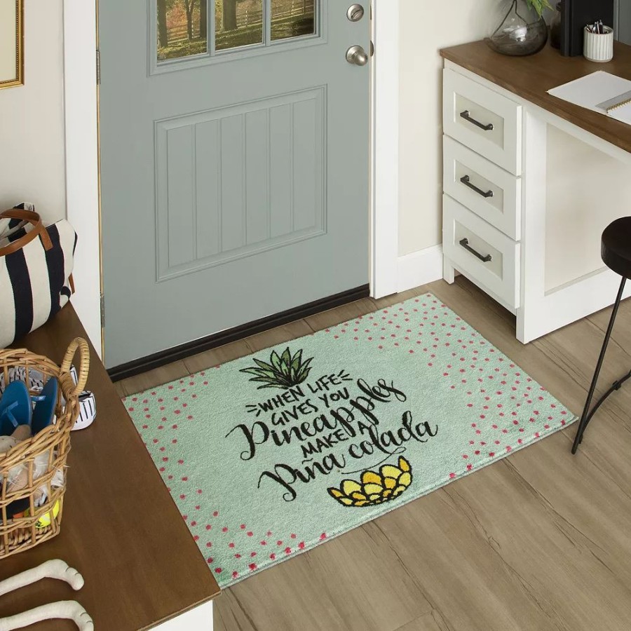 Mohawk Home * | Mohawk Home Mohawk Home Prismatic Pineapples Accent Kitchen Rug