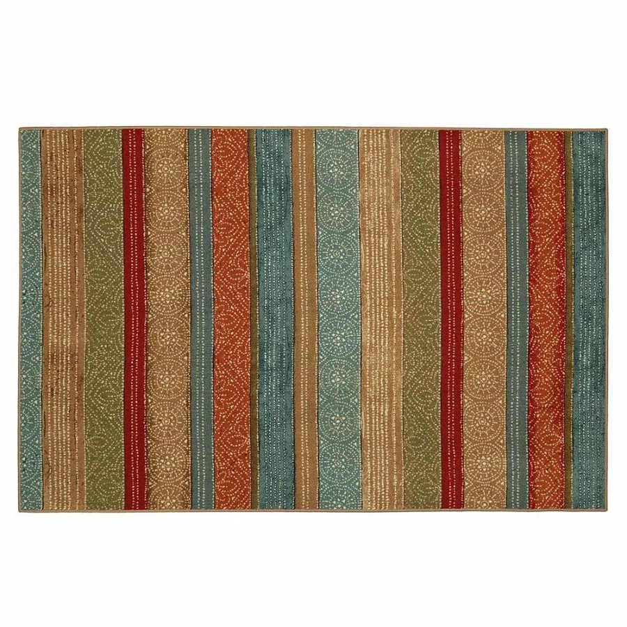 Mohawk Home * | Mohawk Home Mohawk Home Batik Stripe Rug