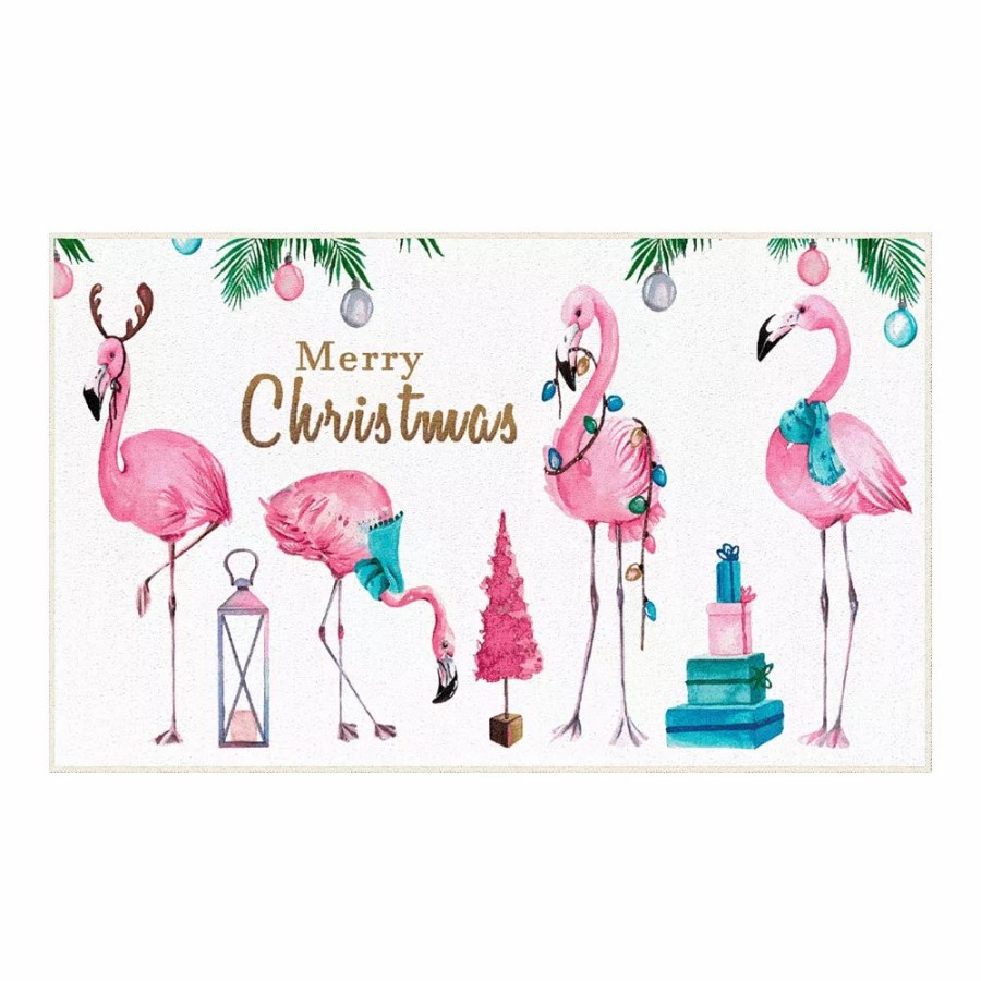 Mohawk Home * | Mohawk Home Mohawk Home Prismatic Merry Flamingos Rug