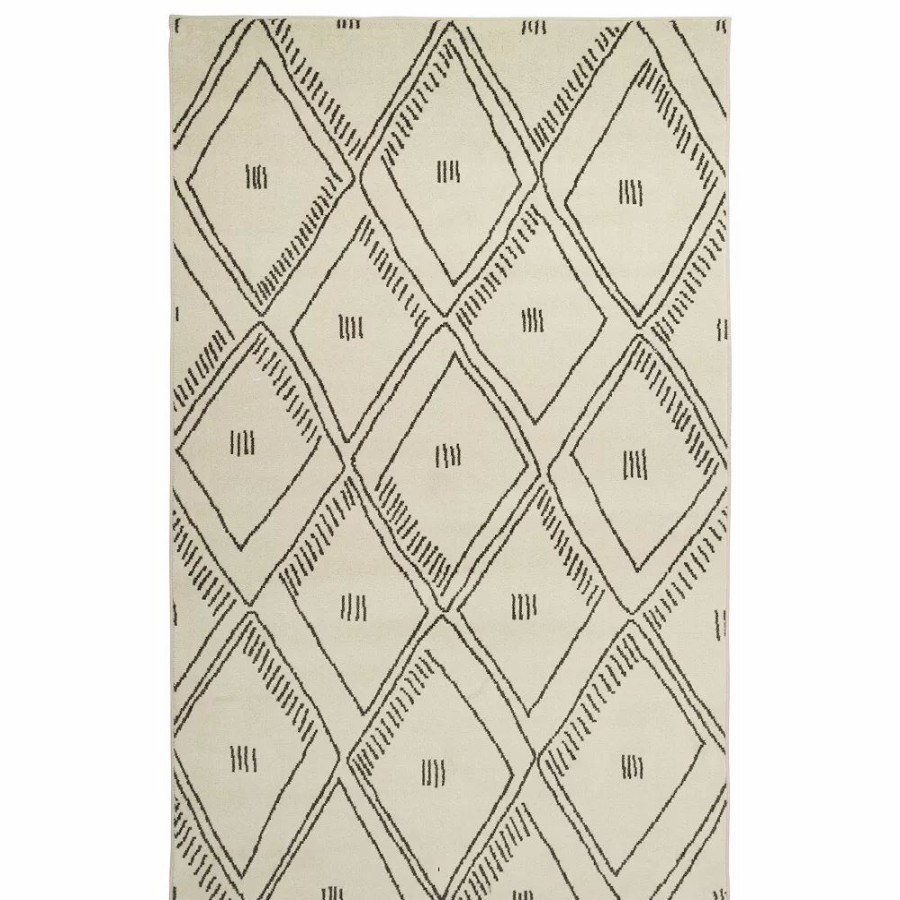 Mohawk Home * | Mohawk Home Mohawk Home Fresco Diamond Linen Area Rug