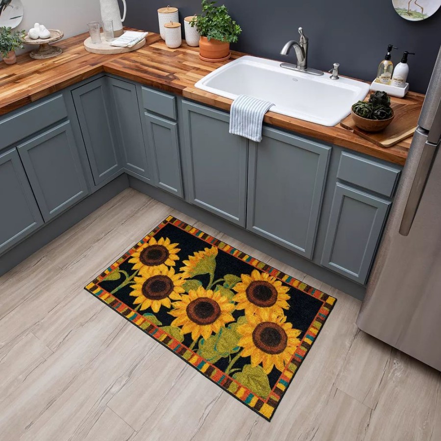 Mohawk Home * | Mohawk Home Mohawk Home Sunflower Garden Accent Kitchen Rug