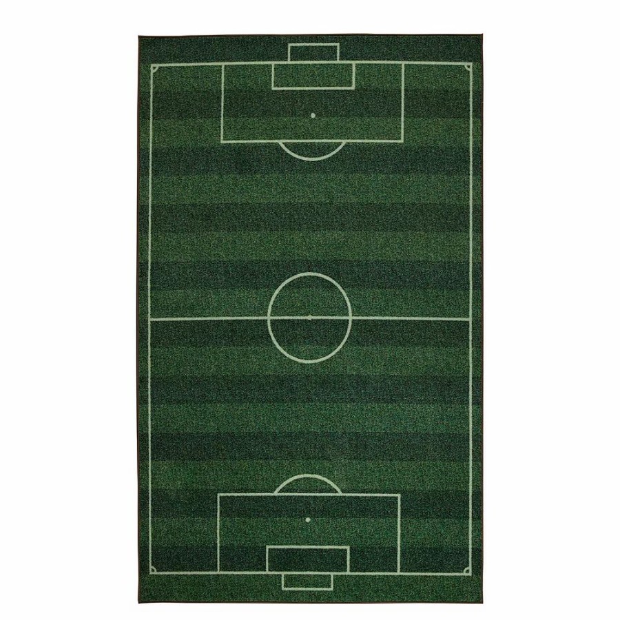 Mohawk Home * | Mohawk Home Mohawk Home Kids Interactive Prismatic Soccer Field Everstrand Rug