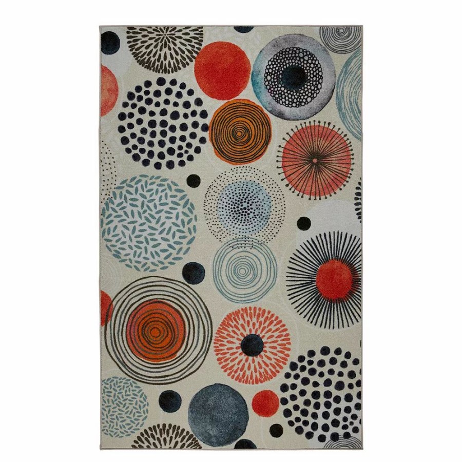 Mohawk Home * | Mohawk Home Mohawk Home Prismatic Everstrand Textured Circles Rug