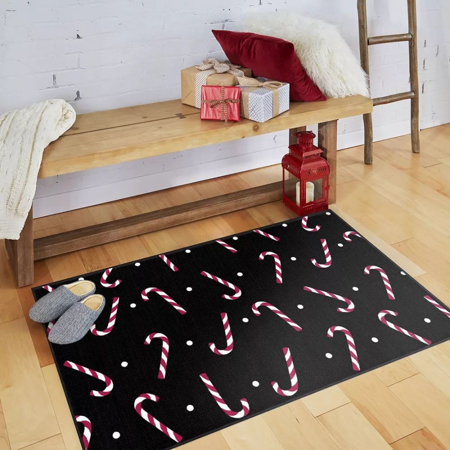 Mohawk Home * | Mohawk Home Mohawk Home Prismatic Candy Canes Rug