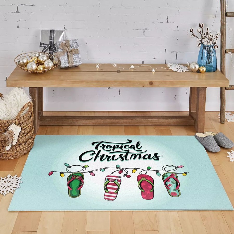 Mohawk Home * | Mohawk Home Mohawk Home Prismatic Tropical Christmas Rug