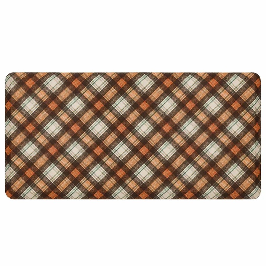 Mohawk Home * | Mohawk Home Mohawk Home Harvest Plaid Cushioned Kitchen Mat