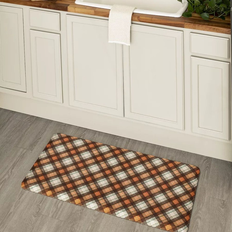 Mohawk Home * | Mohawk Home Mohawk Home Harvest Plaid Cushioned Kitchen Mat